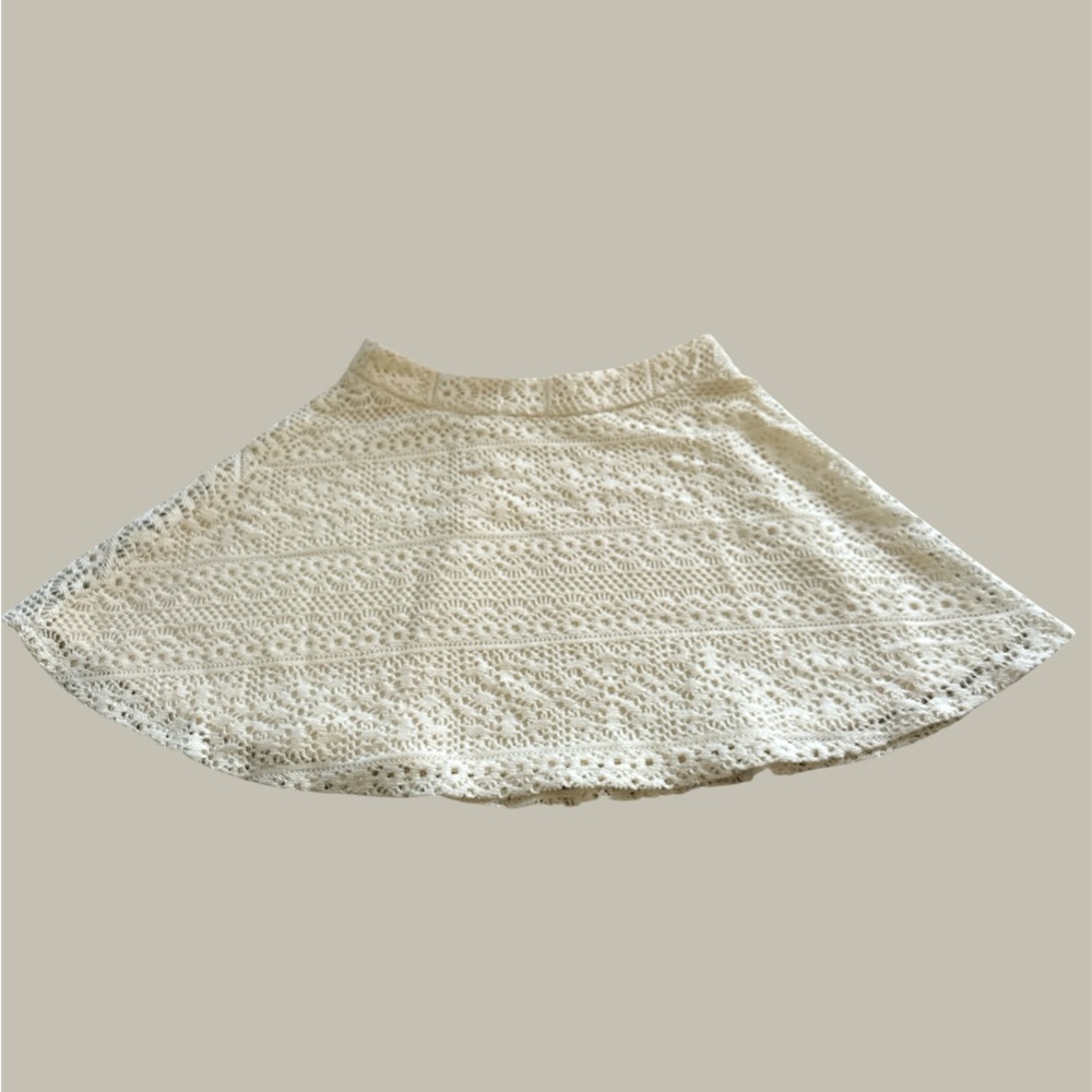 Poetry Romantic Lace Mini Skirt ~ cottagecore~boho chic ~ feminine ~ fairy - Picture 2 of 5